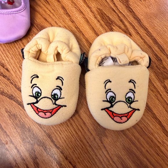Disney Purple and Cream Kids Slippers - Picture 2 of 5